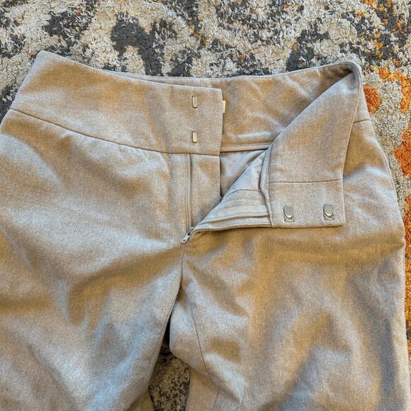BANANA REPUBLIC Harrison Wool Blend Wide Leg Pants Size 4 Business Casual Luxe - Picture 2 of 11